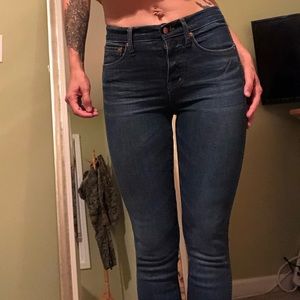 Madewell 9” high-rise skinny 26T